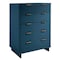 Manhattan Comfort Granville 45.27 Tall Dresser in Midnight Blue DR-5024 - alternate 5